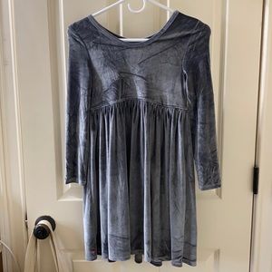 Pink Chickens Velour Steph Dress